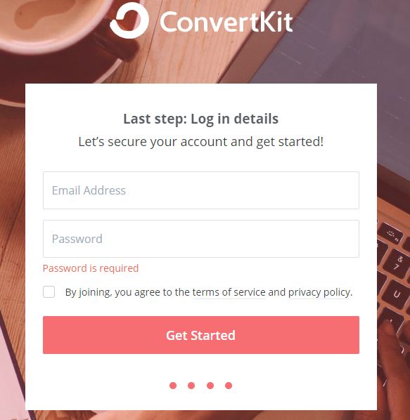 Convertkit sign up page - ConvertKit Tutorial