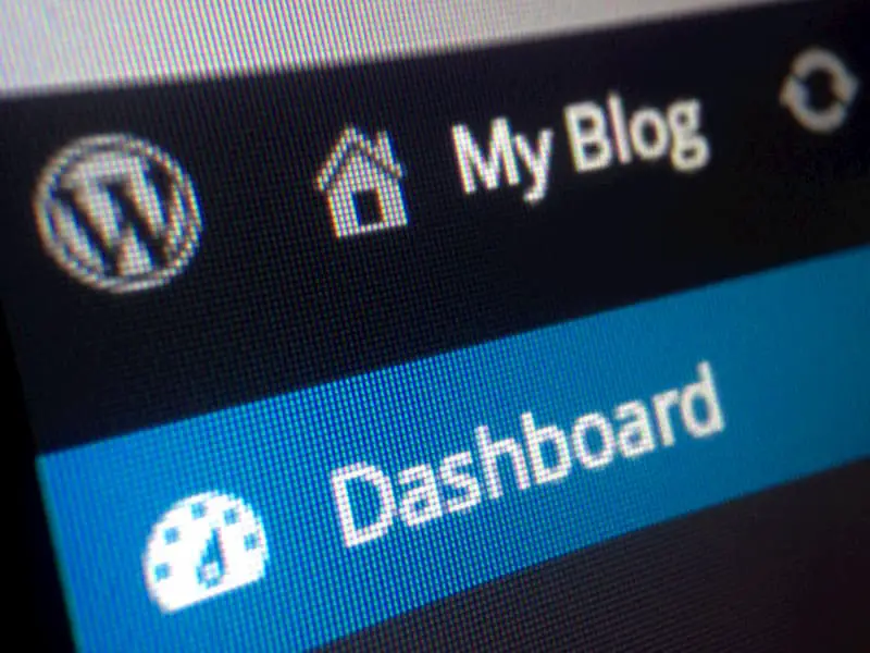 wordpress blog dashboard on a computer screen - What is a Micro Niche Site
