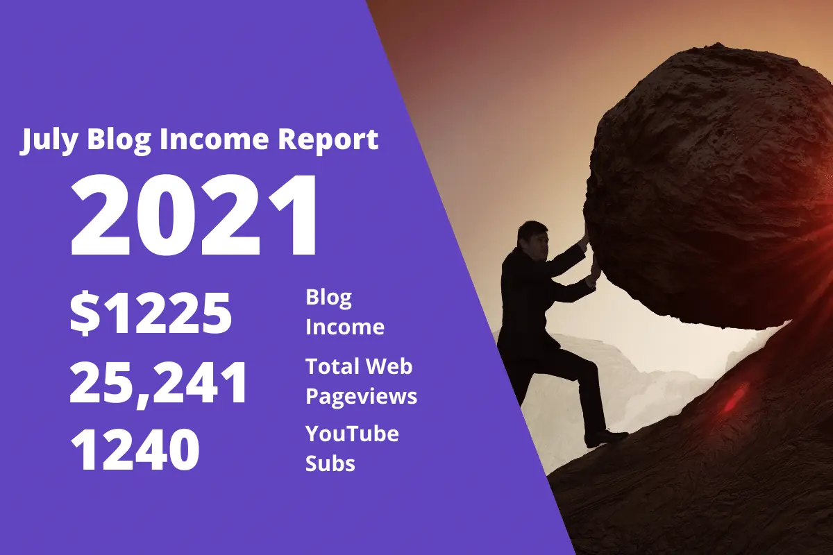 July 2021 – Monthly Income Report