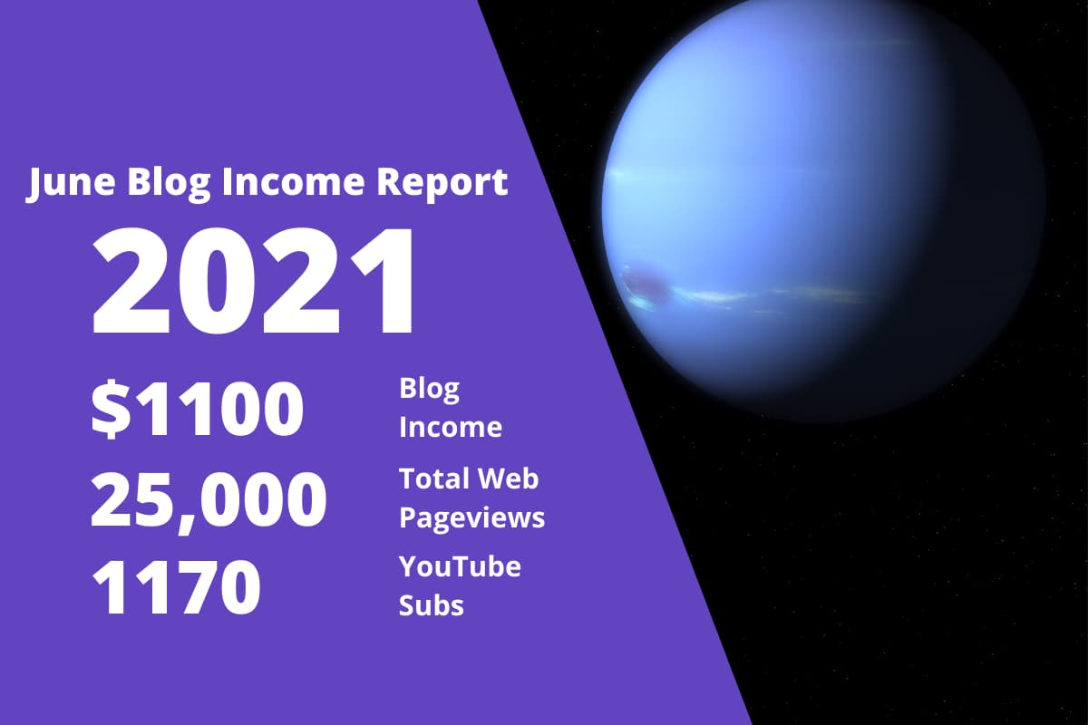 June 2021 – Monthly Income Report