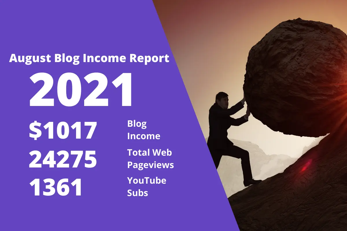 August 2021 – Monthly Income Report