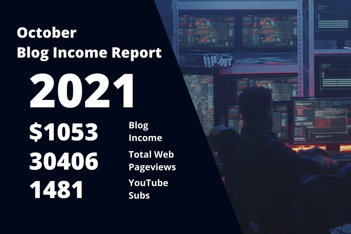 October 2021 - Blog Income Report