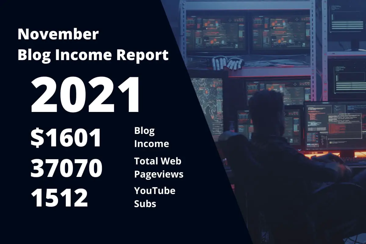 November 2021 – Monthly Income Report