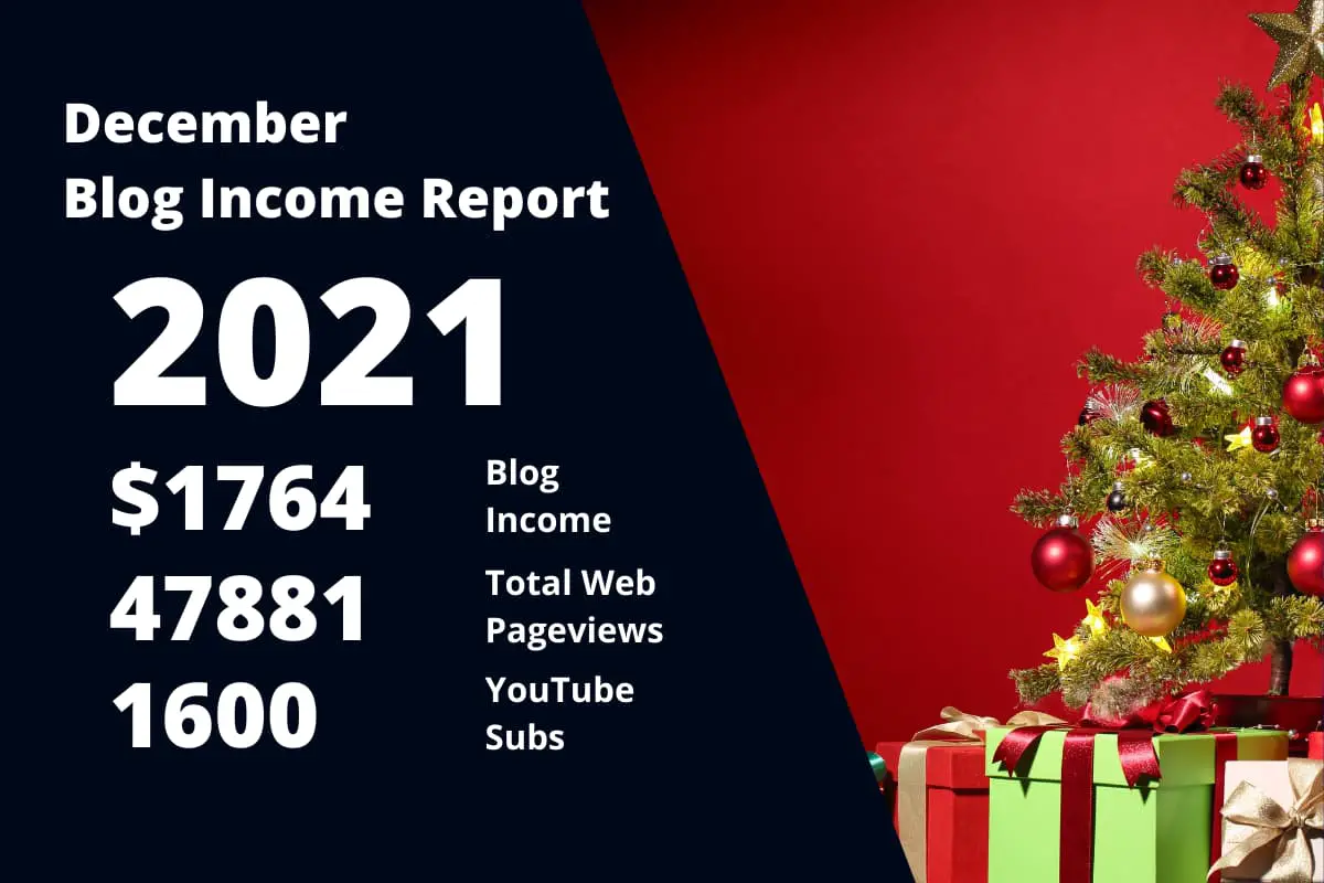 Blog Income Report - Dec 2021