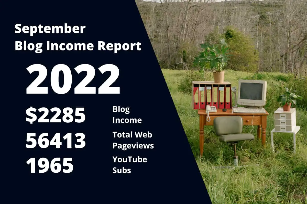 September 2022 - Blog Income Report