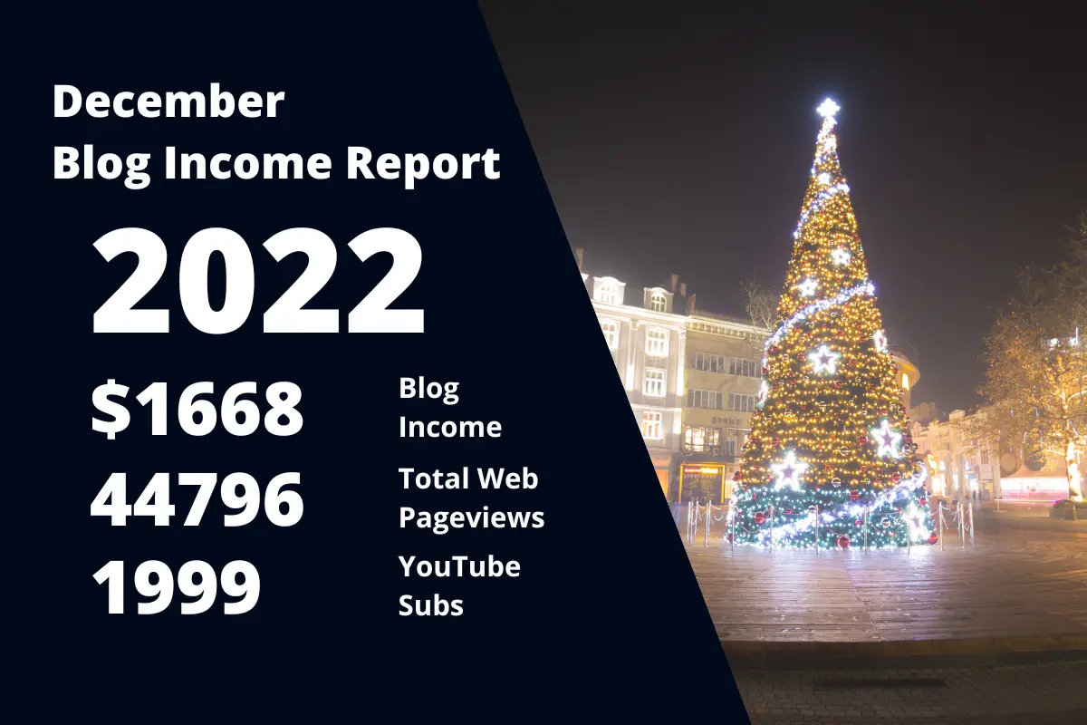 December 2022 – Monthly Income Report